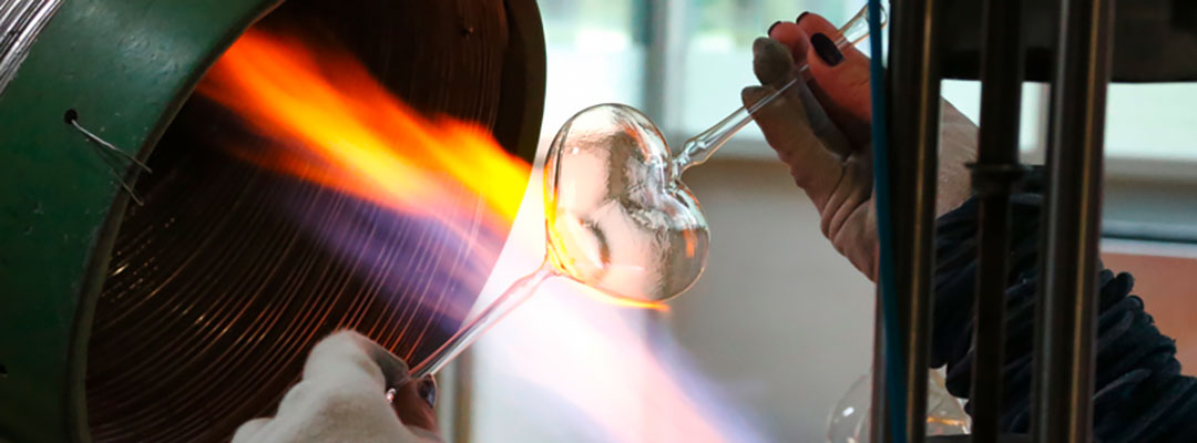 Inge Glas Manufaktur Glasblasen